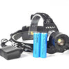 Bright Zoomable LED Headlamp Flashlight